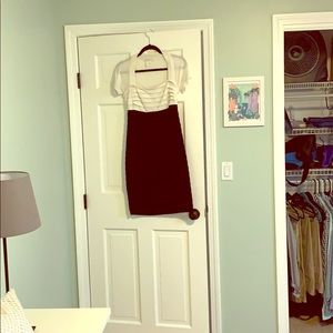 Black and white dress